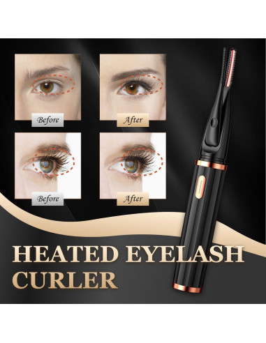 Rizador de Pestañas Calentado MGKO 3 Modos USB Negro