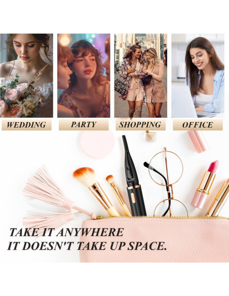 Rizador de Pestañas Calentado MGKO 3 Modos USB Negro