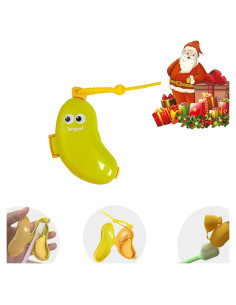 Soporte de cepillo de dientes de viaje Wonsboful 2 en 1 Plátano