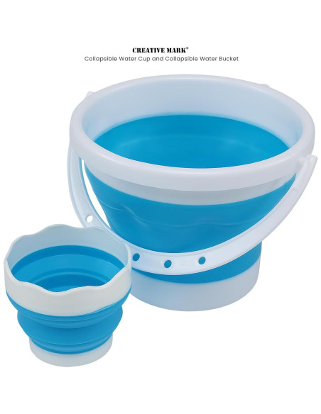Taza de Agua Plegable Creative Mark 10oz - Ideal para Artistas