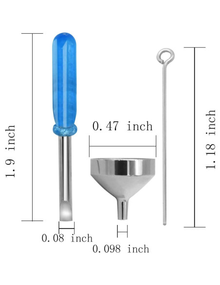 Kit de Relleno de Embudo de Acero Inoxidable Sariel para Cenizas