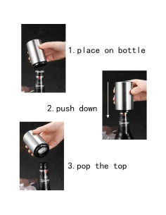 Abrebotellas Magnético Wekioger 4 Pcs Acero Inoxidable 2