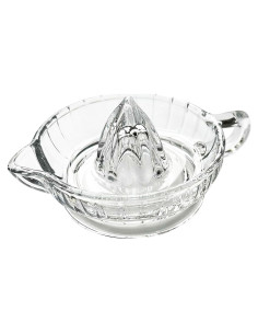 Exprimidor Manual de Vidrio Fox Run 4 Onzas para Cítricos