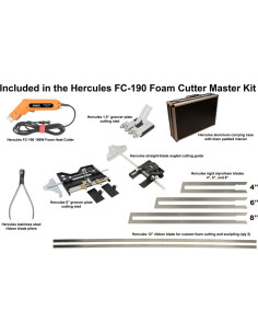 Cortador de Espuma Eléctrico Hercules SC-190 con Accesorios 2