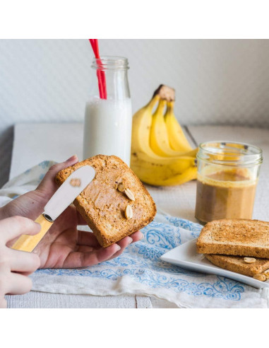 Juego de 5 Espátulas de Mantequilla ACKLLR Acero Inoxidable 10.16 cm