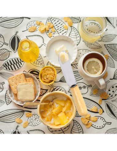 Juego de 5 Espátulas de Mantequilla ACKLLR Acero Inoxidable 10.16 cm