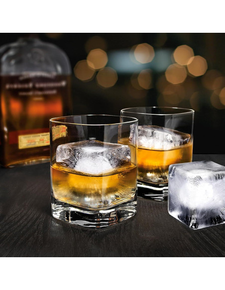 Bandeja de Hielo Amcubec 2 Piezas 16 Cubos 5.1 cm Gris