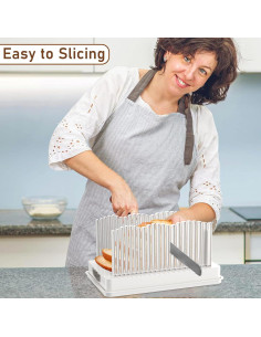 Cortador de Pan CMDZHF Ajustable Plegable Libre de BPA 2