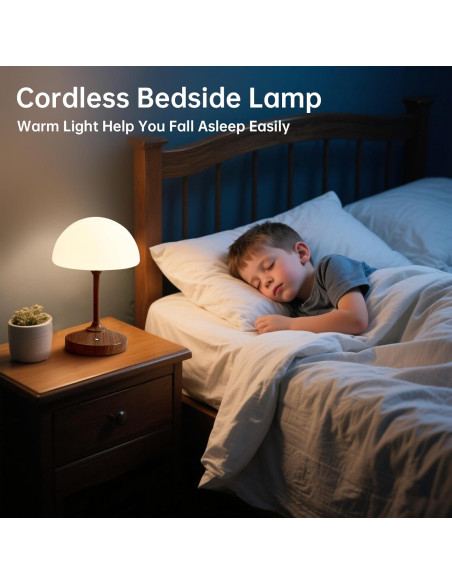 Lámpara de Hongo Inalámbrica Dawnwake 5000mAh IP44