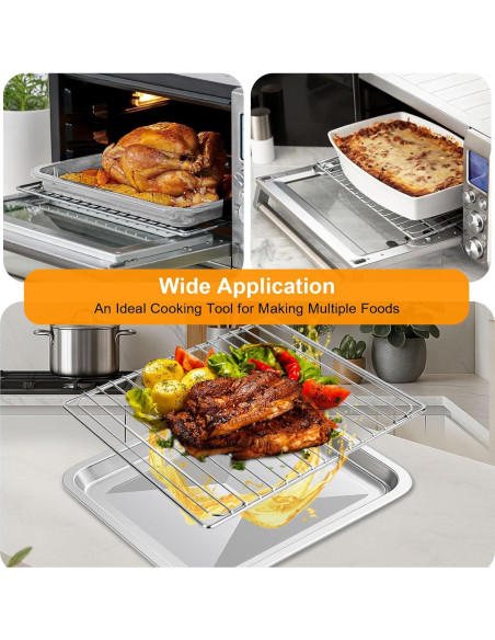 Juego de bandeja y rejilla para freidora Breville BOV845BSS