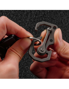 Multiherramienta de Llavero KeyUnity KU06 en Titanio 3 en 1 2