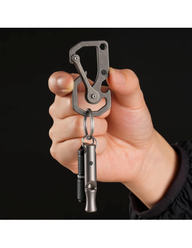 Multiherramienta de Llavero KeyUnity KU06 en Titanio 3 en 1