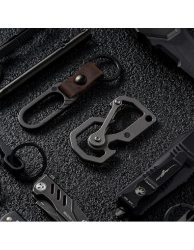 Multiherramienta de Llavero KeyUnity KU06 en Titanio 3 en 1