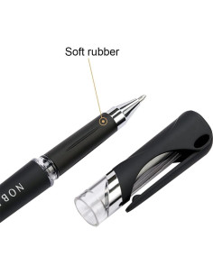 Bolígrafos de Gel MyLifeUNIT 1.0 mm Tinta Negra Paquete 12 2