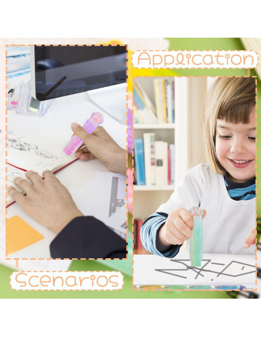 Borradores Retráctiles Benvo 4Pcs Patita de Gato Gel