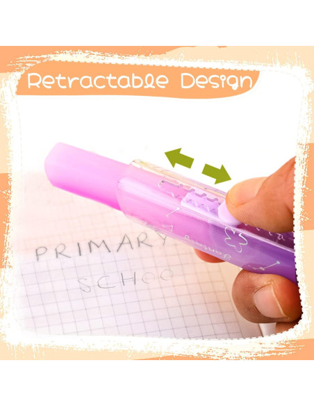 Borradores Retráctiles Benvo 4Pcs Patita de Gato Gel