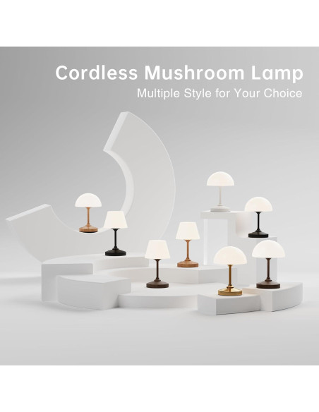 Lámpara de Hongo Inalámbrica Dawnwake 5000mAh IP44