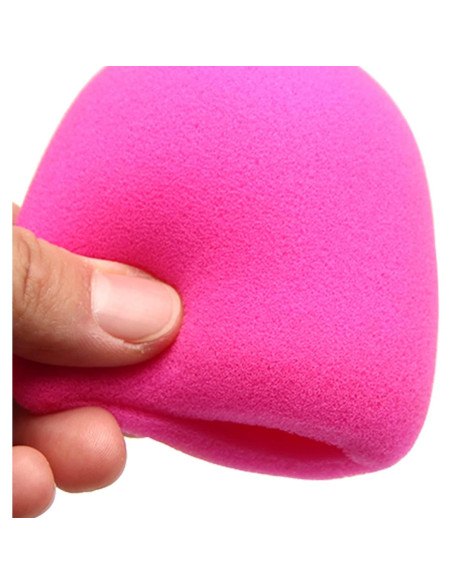 Funda de micrófono Fielect de espuma rosa 62x70mm