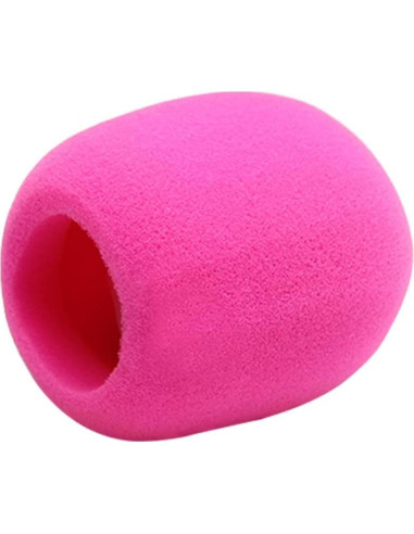 Funda de micrófono Fielect de espuma rosa 62x70mm