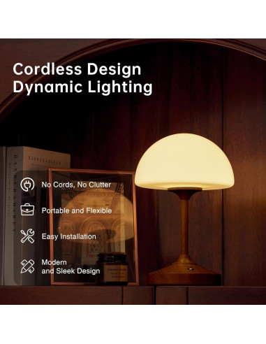 Lámpara de Hongo Inalámbrica Dawnwake 5000mAh IP44