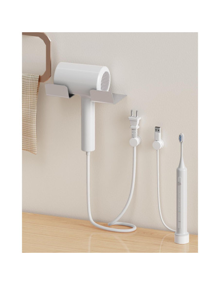 Organizador de Cables INCHOR 8 Pack Adhesivo Blanco