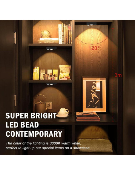 Luz Nocturna LED con Sensor de Movimiento LEDLampsWorld 4 Pzas