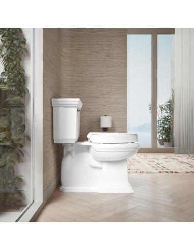 Asiento de Inodoro Elevado KOHLER Hyten 7.62 cm Cierre Suave Blanco