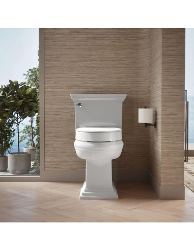 Asiento de Inodoro Elevado KOHLER Hyten 7.62 cm Cierre Suave Blanco