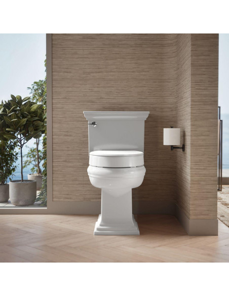 Asiento de Inodoro Elevado KOHLER Hyten 7.62 cm Cierre Suave Blanco