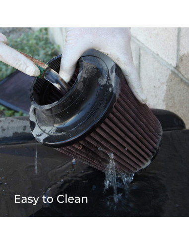 Filtro de Aire K&N 62-1370 Lavable Alto Rendimiento 3.81x2.54cm