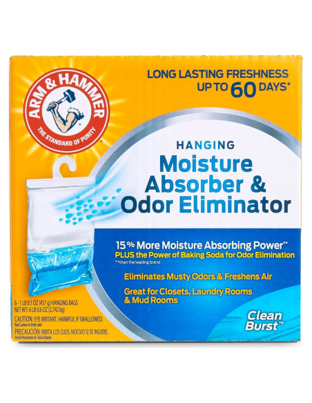 Absorbente de Humedad Arm & Hammer 6 Pzas 456 g Frescura Duradera