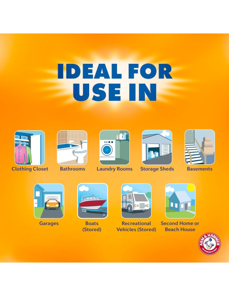 Absorbente de Humedad Arm & Hammer 6 Pzas 456 g Frescura Duradera