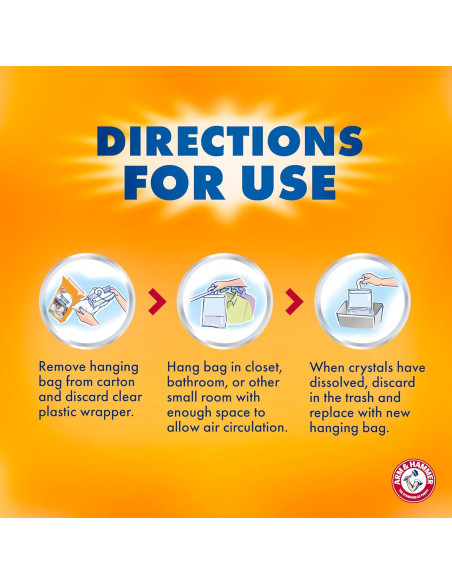 Absorbente de Humedad Arm & Hammer 6 Pzas 456 g Frescura Duradera