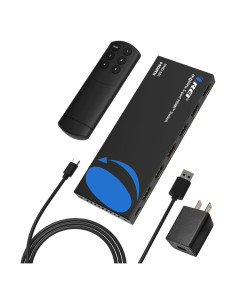 Interruptor HDMI 5 en 1 OREI UHD-501 4K@60Hz con Control Remoto