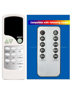 Control Remoto Reemplazo Vela LED Liown 38017 Multi-Función