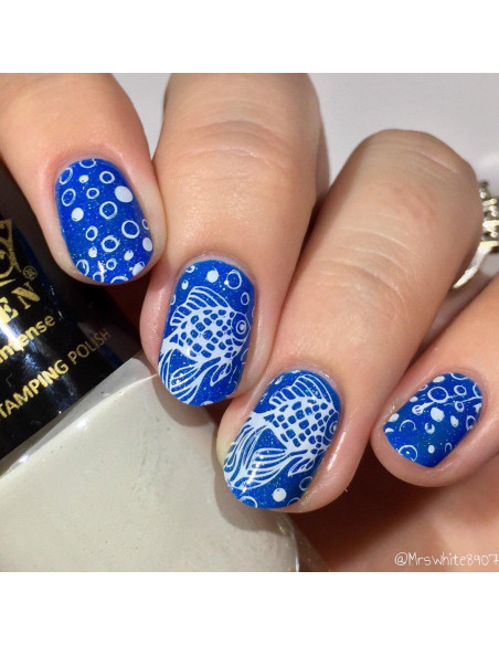 Placa de Estampado de Uñas PUEEN Safari Animal 01 125x65mm