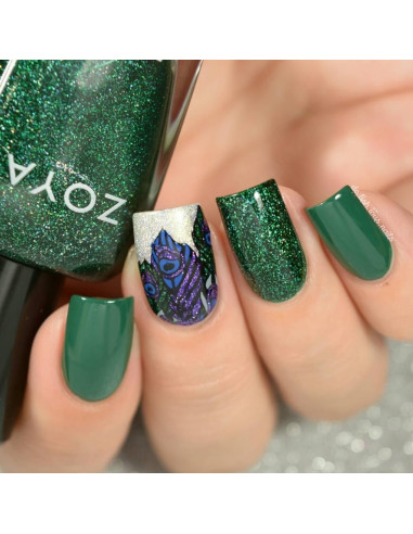 Placa de Estampado de Uñas PUEEN Safari Animal 01 125x65mm