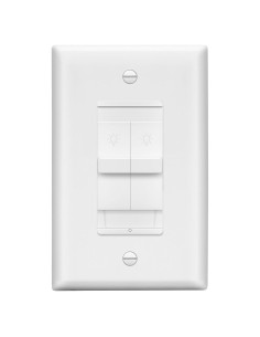 Interruptor Dimerizado Dual LIDER Blanco 400W CFL/LED