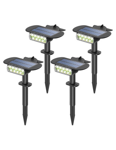 Luces Solares Latband 36 LEDs IP68 para Jardín Exterior - Paquete de 4