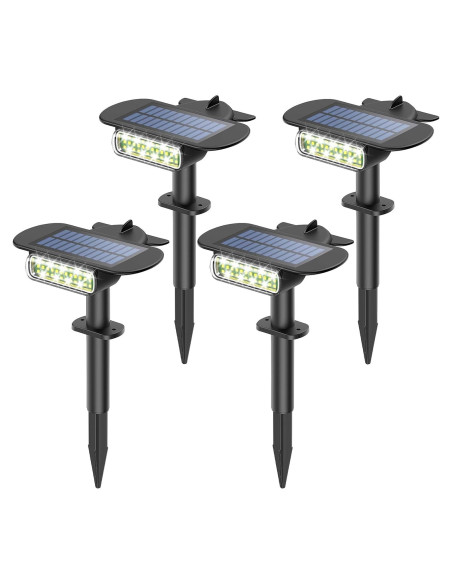 Luces Solares Latband 36 LEDs IP68 para Jardín Exterior - Paquete de 4