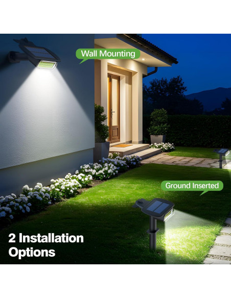 Luces Solares Latband 36 LEDs IP68 para Jardín Exterior - Paquete de 4