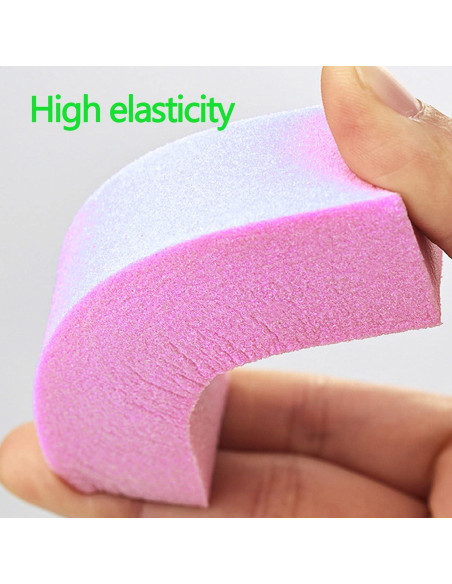 Kit de 20 Bloques de Pulido de Uñas Rosa - Profesional