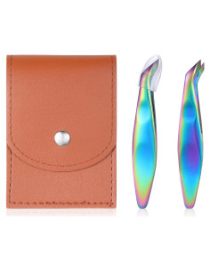 Cortador de Cutículas Mini Ajcotahm 2 Pcs Acero Inoxidable