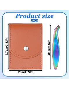 Cortador de Cutículas Mini Ajcotahm 2 Pcs Acero Inoxidable 2