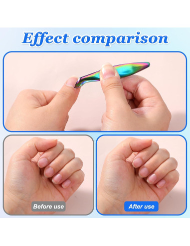 Cortador de Cutículas Mini Ajcotahm 2 Pcs Acero Inoxidable