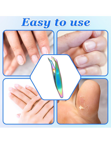 Cortador de Cutículas Mini Ajcotahm 2 Pcs Acero Inoxidable