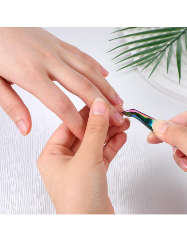 Cortador de Cutículas Mini Ajcotahm 2 Pcs Acero Inoxidable