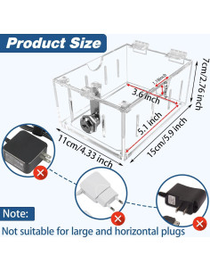 Cubierta Protectora de Enchufes Eléctricos para Bebés - 12.57x8.51x6.50 cm 2