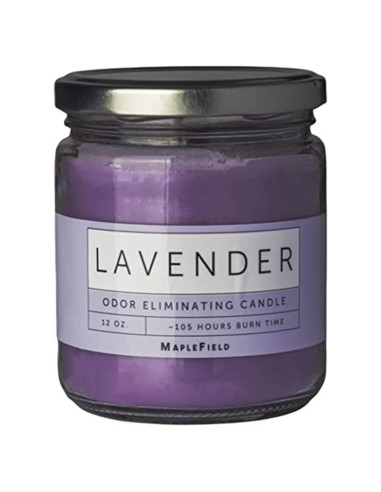 Vela Aromática Eliminadora de Olores Maplefield 340g - Lavanda