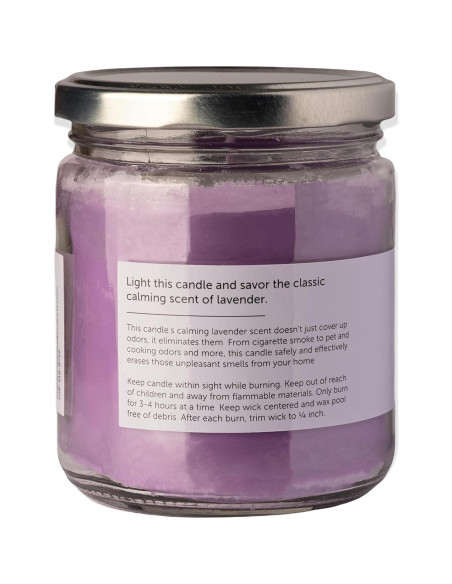 Vela Aromática Eliminadora de Olores Maplefield 340g - Lavanda